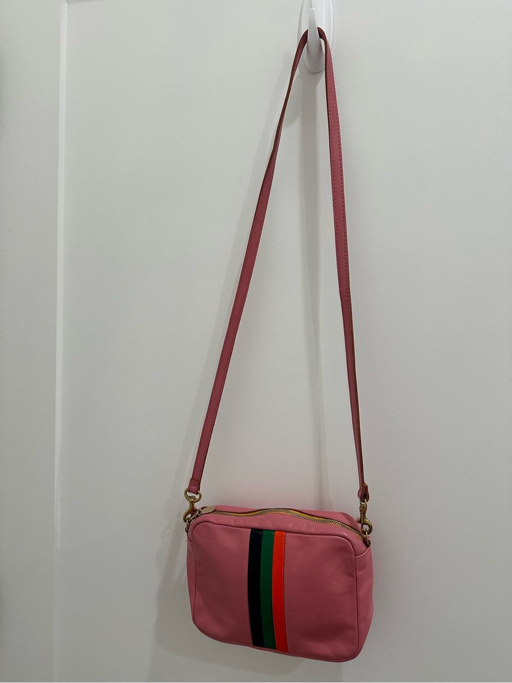 Clare V. Lollipop Midi Sac Leather Crossbody Bag - Picture 2 of 6